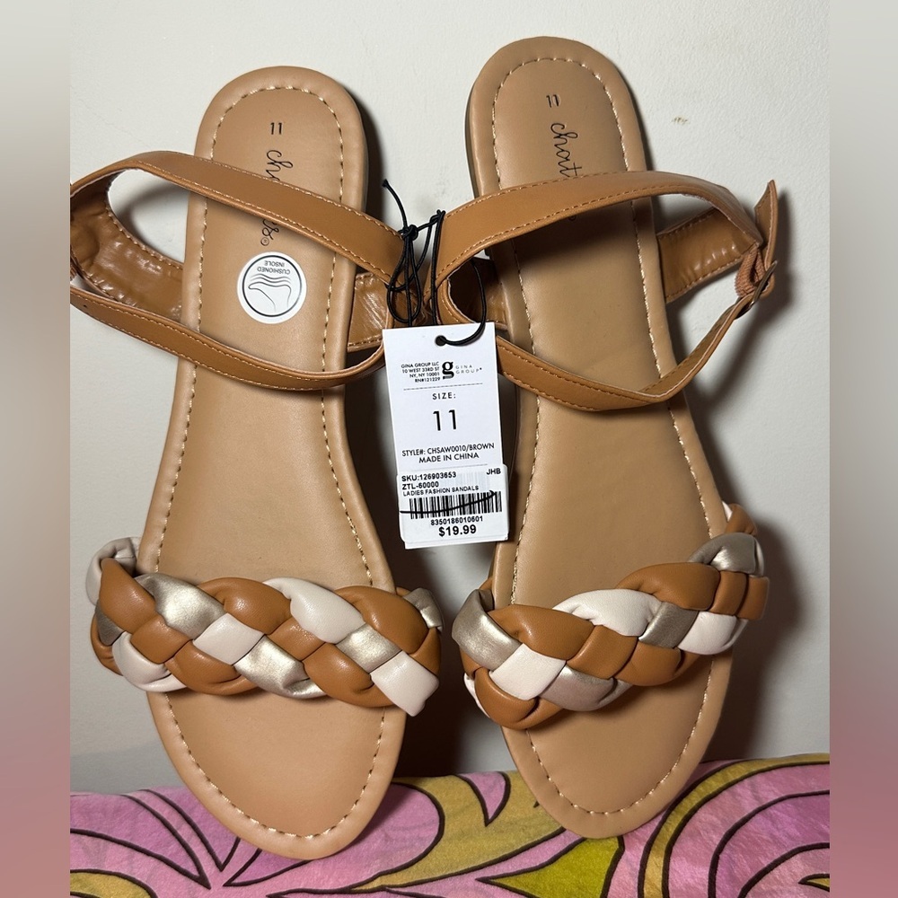 NWT sandals.